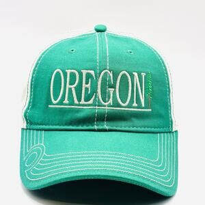 Oregon Tourist Hat Cap Strapback One Size Adjustable Pine Tree Nature Camping